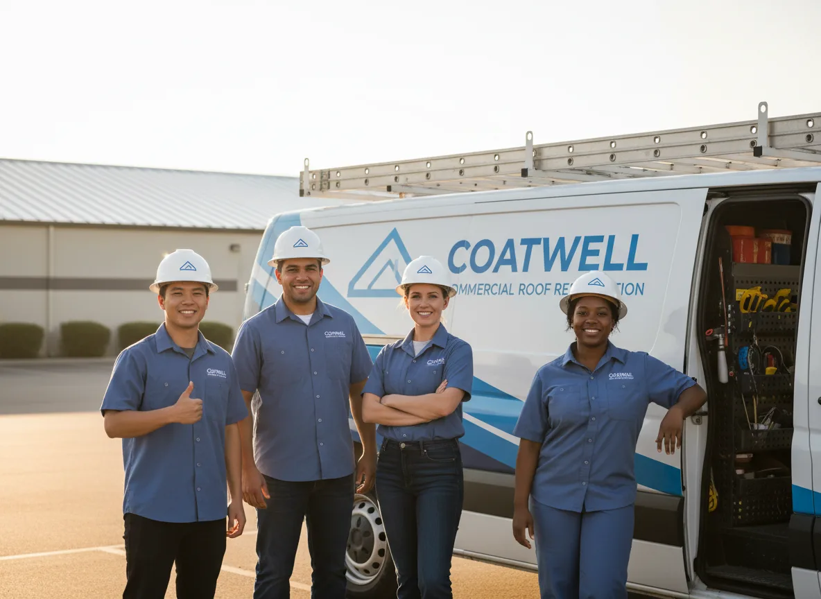 Commercial roof coating company in Porter, MN
